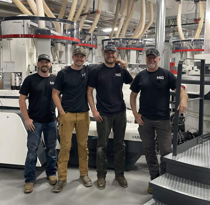 Photo of Charles Rudd and the Machine Group Team