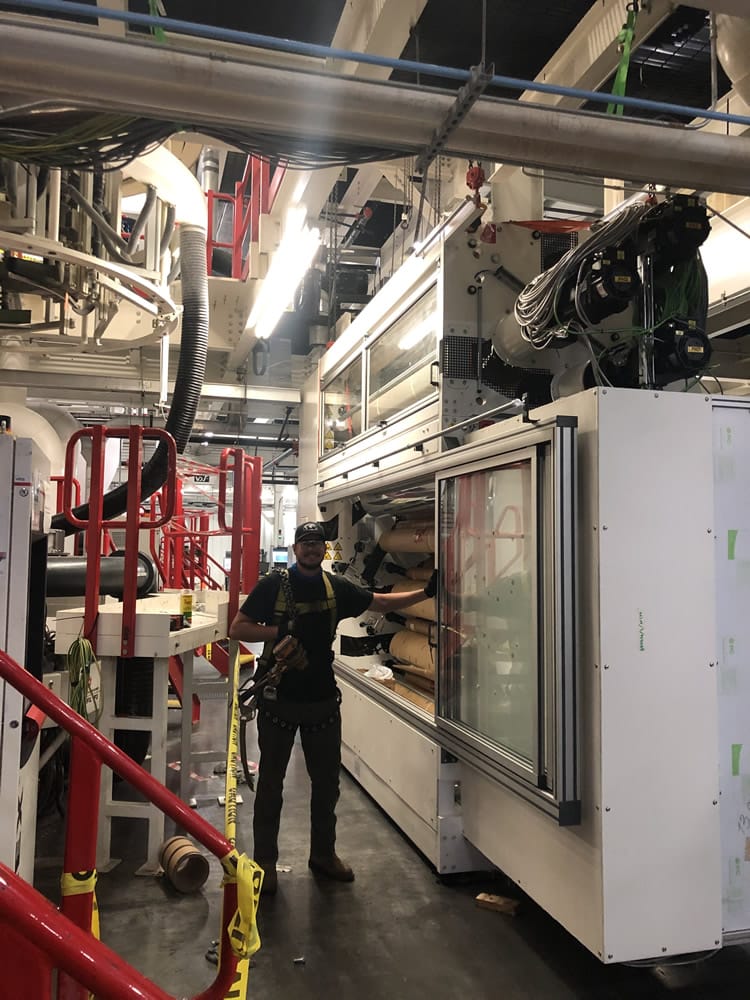 Photo of person in a work environment