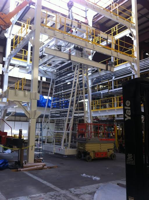 Photo of past work with a tower